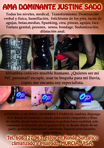 SADO DOMINACION LLUVIA COPRO FEMENIZACION TRANMSFORMISMO ..