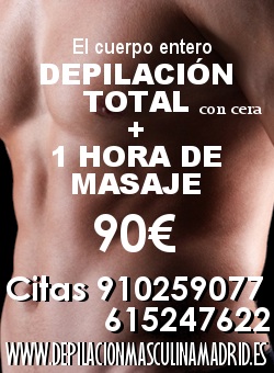 DILE ADIÓS AL VELLO CORPORAL..DEPILATE TOTALMENTE SOLO POR