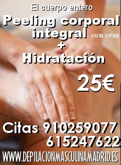 RELAJACION ABSOLUTA..DEPILACION TOTAL MAS MASAJE RELAJANTE,
