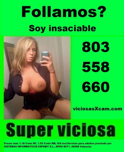 FOLLAME CONTRA LA PARED, MADURA LINEA EROTICA 803 558 660 Y