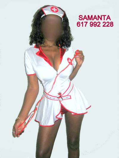SAMANTA ESPECTACULAR CUBANA 120 DE TETAZAS PISO DISCRETO Y