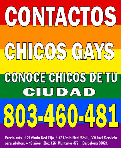 LINEA CONTACTOS GAYS SEXO ENTRE PARTICULARES, LINEA GAY 803