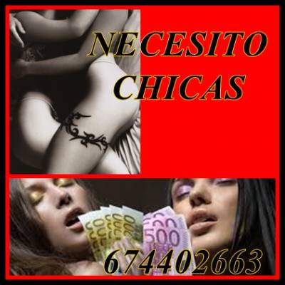 BUSCAMOS CHICAS! SOLO FINDES O NOCHES… 674402663