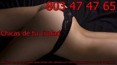 CONOCE GENTE DE TU CIUDAD AHORA Y QUEDA 803 47 47 65