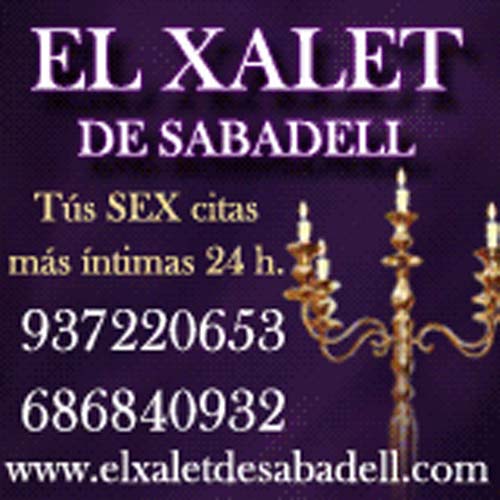 EL BUEN SEXO NO ES CARO…DESDE 50€ TODO EL PLACER EN EL XALET