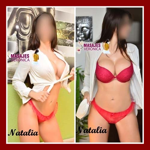 NATALIA BELLA CON UN CUERPO DE GIMNASIO EN GRAN VIA