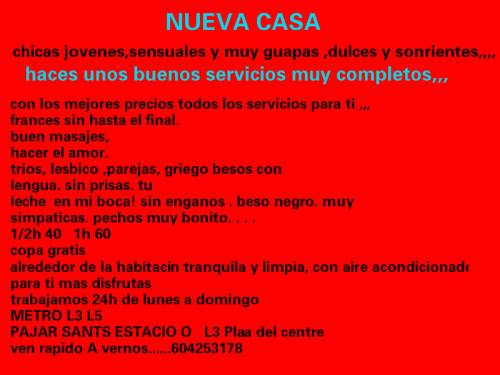 NUEVA CASA –CHICAS NUEVAS JAPONESAS SEXO 24H EN BARCELONA S