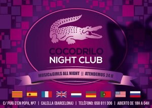 CLUB COCODRILO, 50€ MEDIA HORA 692627574