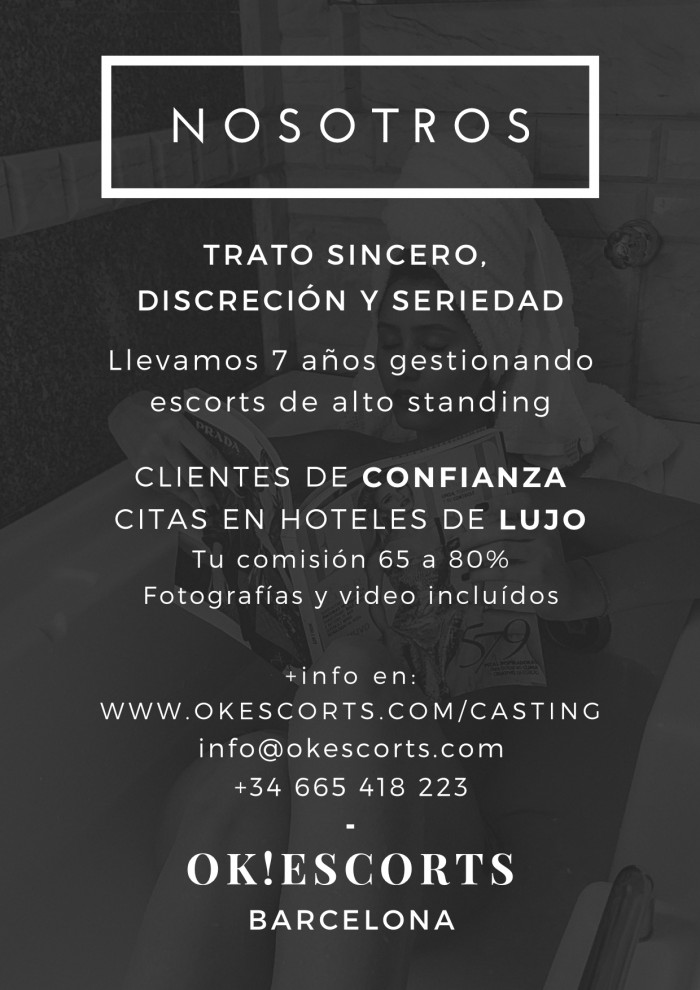 OK!ESCORTS Barcelona | Chicas tarifas 200 y 250
