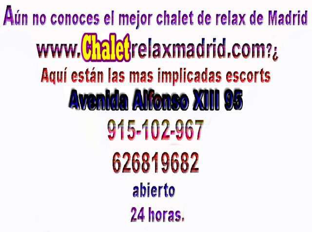 ESCORTS BUENA PRESENCIA CHALET RELAX ALFONSO XIII
