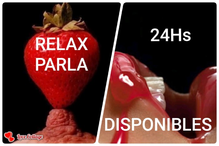 PARLA RELAX 24 HS SALIDAS SEXO SALIDAS FIESTA!!!