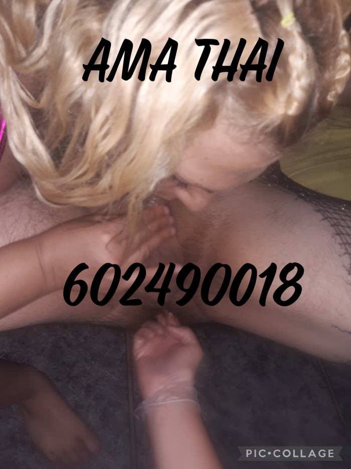 AMA THAI Strapon y sumisa