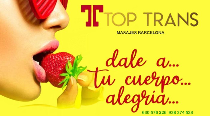 Masajistas trans expertas en masajes relajantes