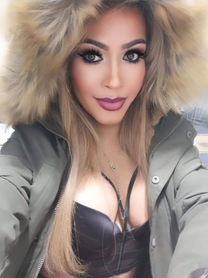 Luana, masajista trans, bonita y complaciente