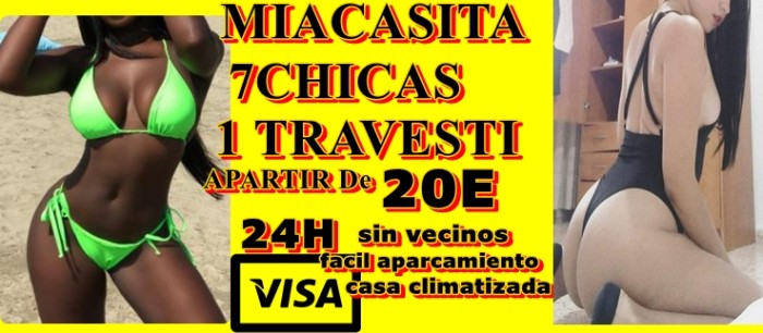 7 CHICAS Y 1 TRANS MUY CALIENTES Y FIESTERAS