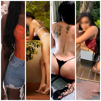 7 CHICAS Y 1 TRANS MUY CALIENTES Y FIESTERAS