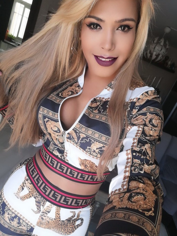 Luana trans brasileña en la ciudad