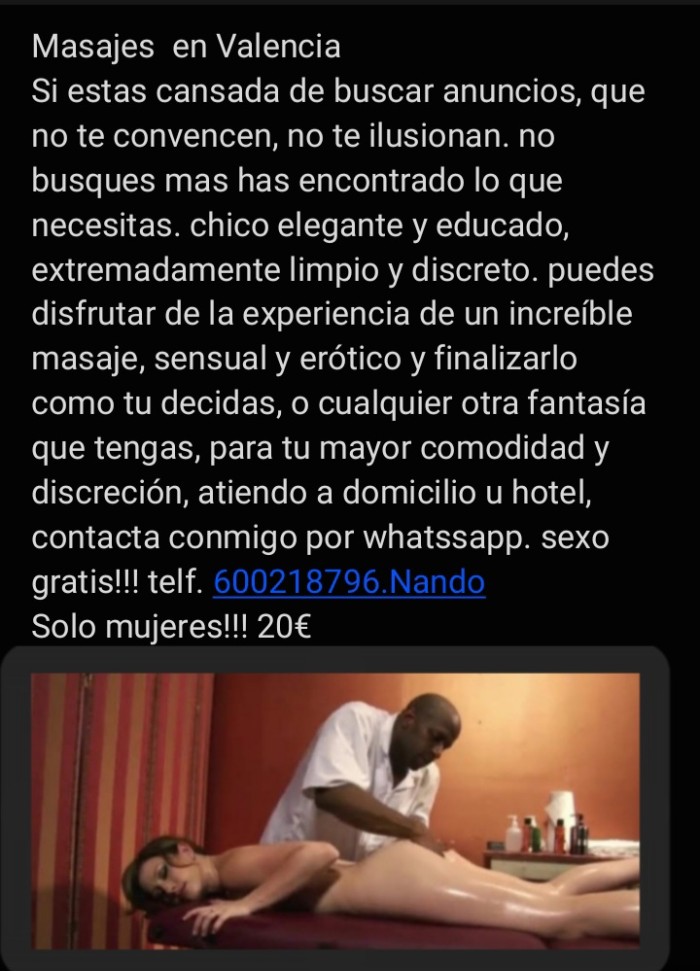 Masajista erótico