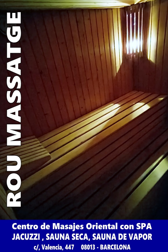 ROU MASAJE ORIENTAL – JACUZZI – SAUNA