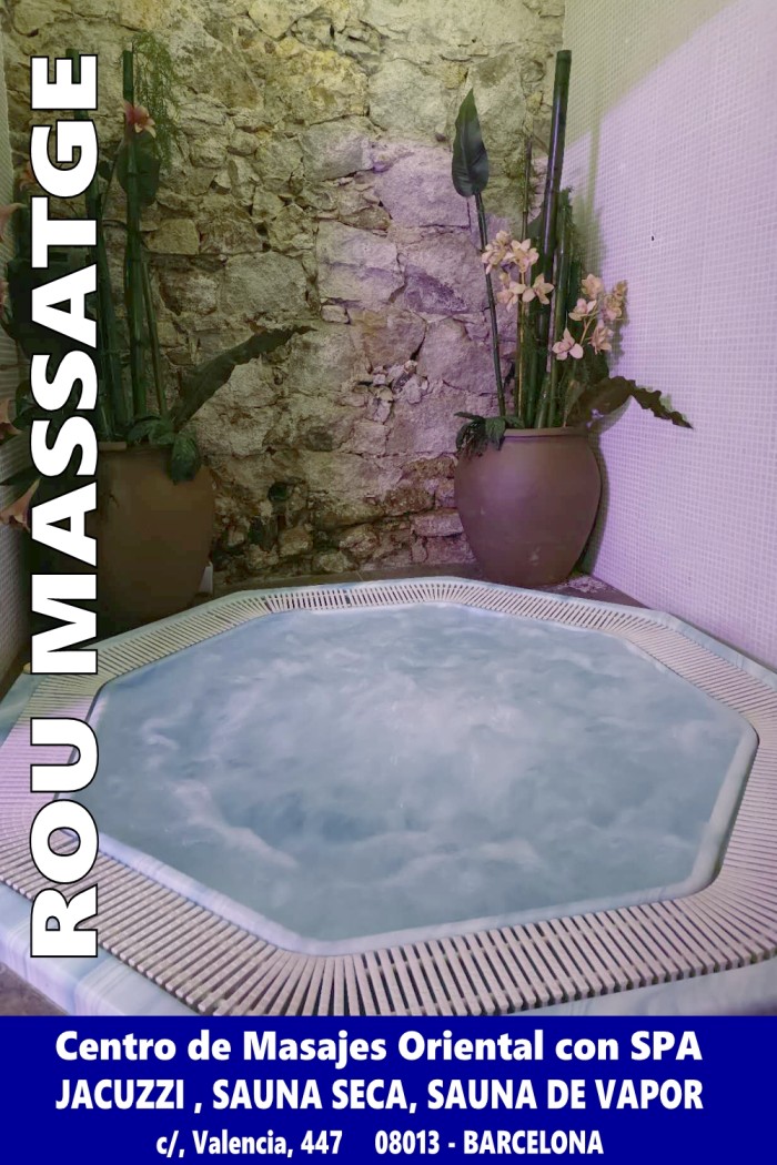 ROU MASAJE ORIENTAL – JACUZZI – SAUNA