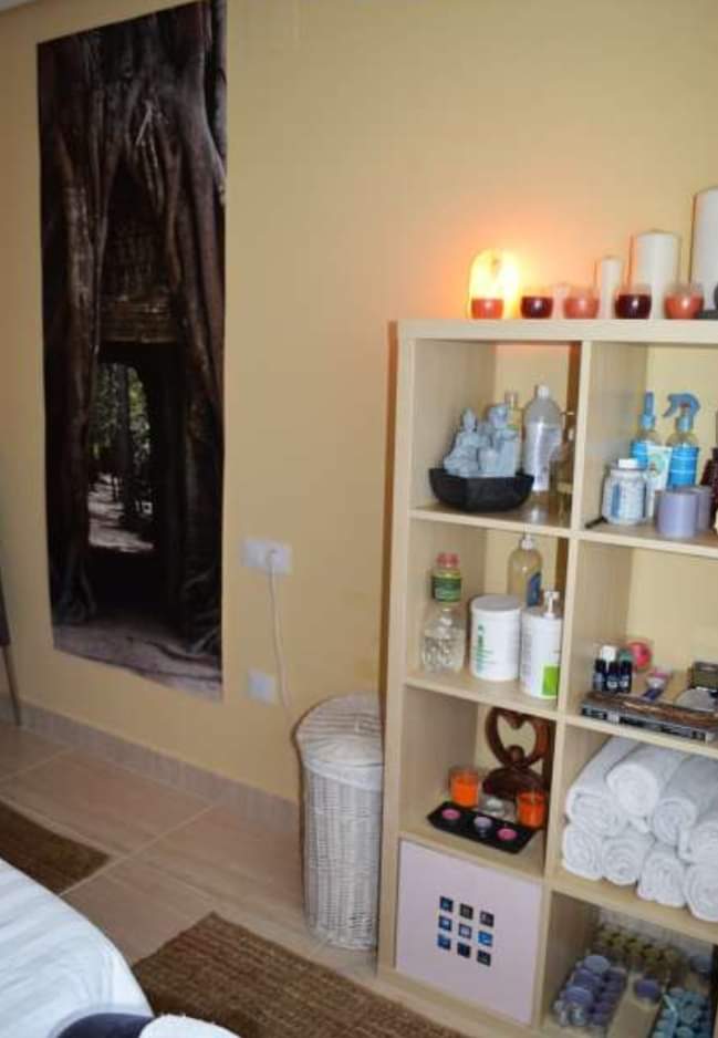 Masajista profesional, gabinete privado