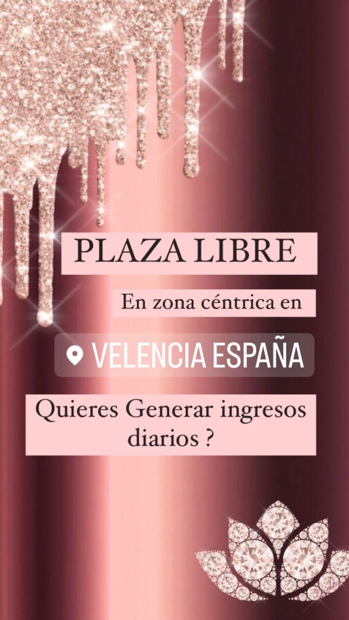 PLAZA DISPONIBLE PARA CHICAS EN VALENCIA
