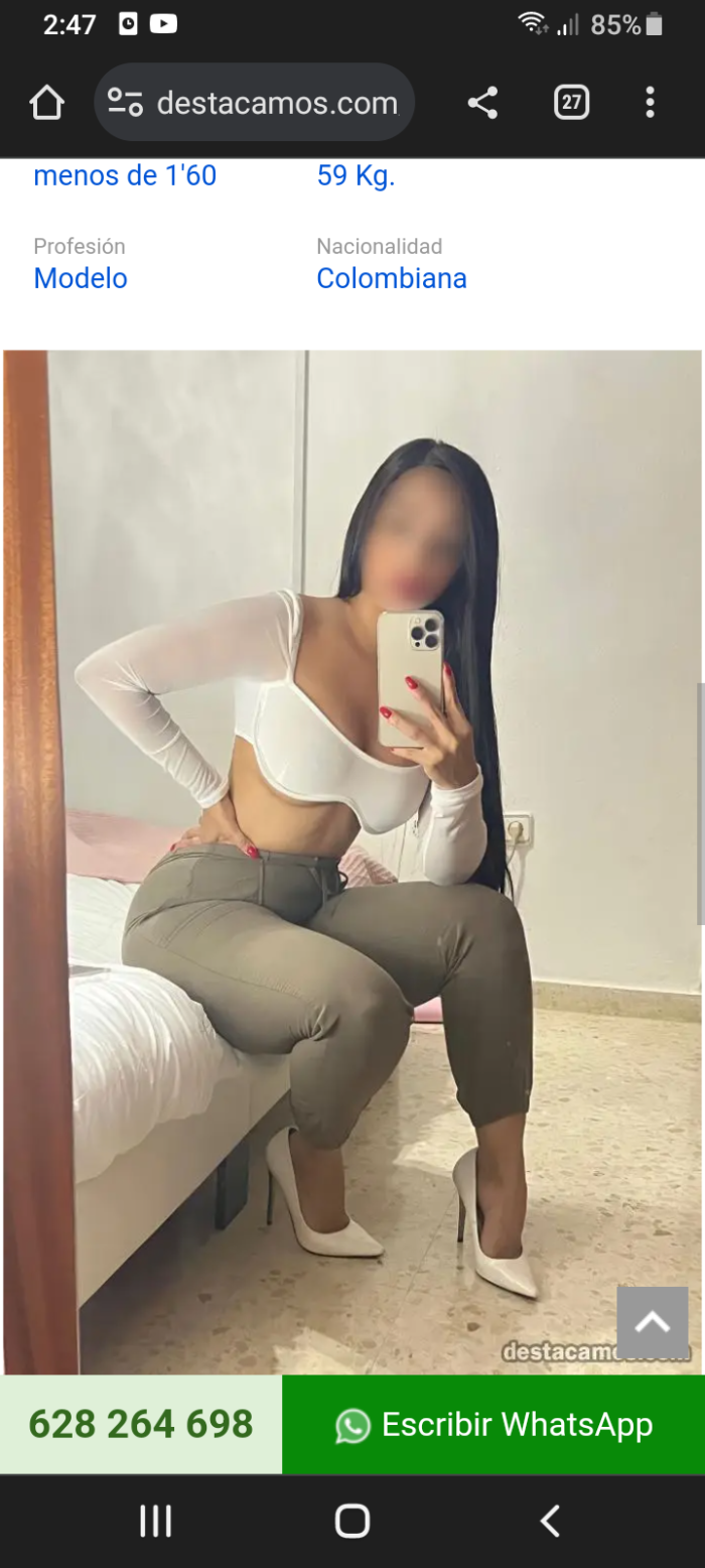 Colombiana discreta de paso por tu ciudad
