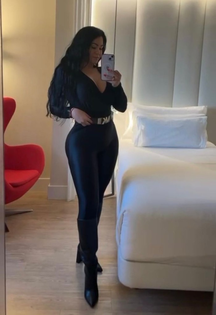 Catalina colombiana recien llegada en Barcelona