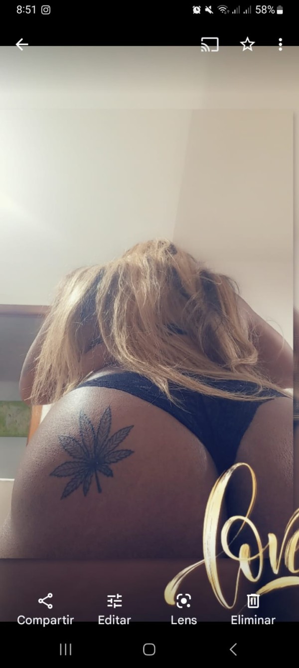 Mulatona culona disponible 24h sexting trío