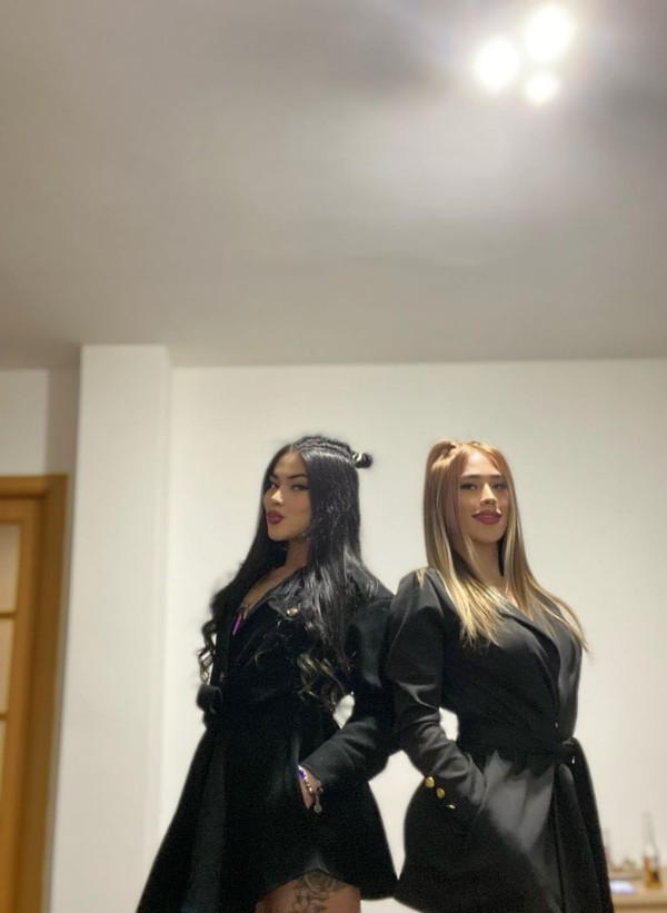 Amas Y Señoras del beso negro trio fiestero ven