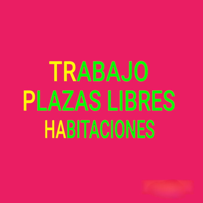 Plaza libre con trabajo