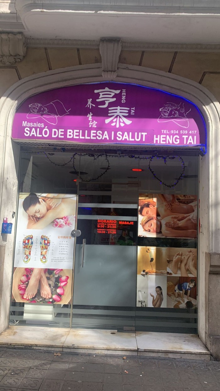 HENG TAI MASSAGES – CASANOVA 44 08011 BARCELONA