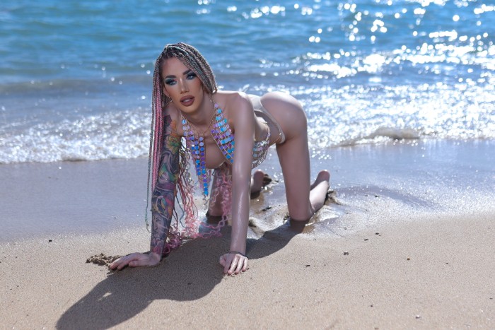 Modelo trans porn star Barbie 23cm versatil
