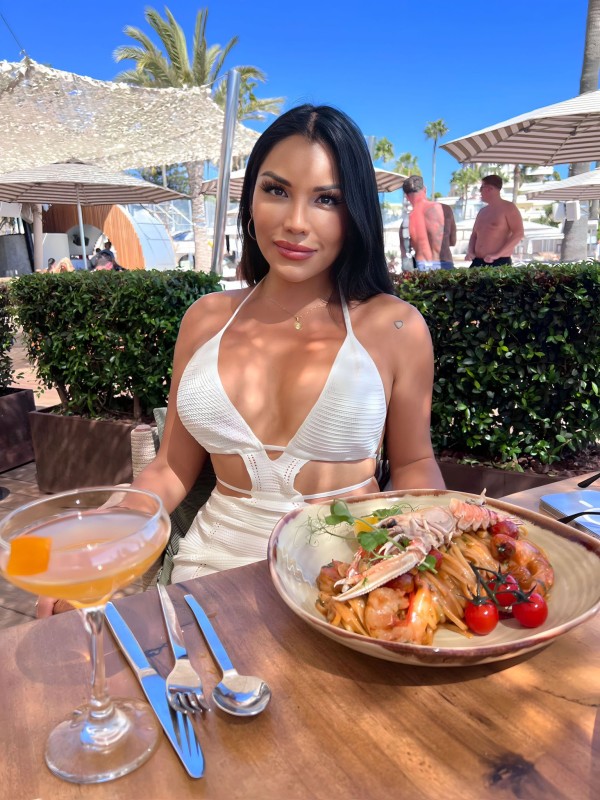 una chica de alto standing