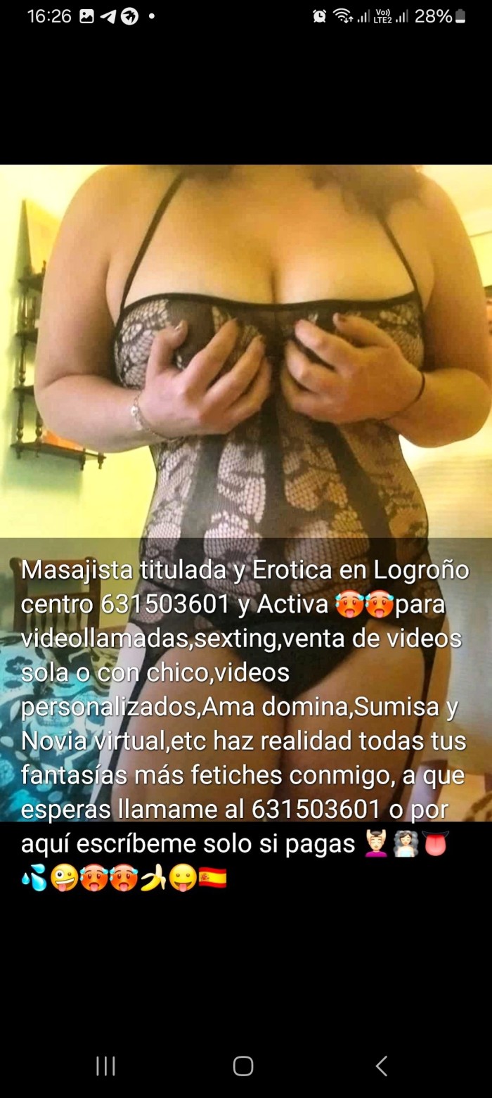 Masajista titulada y Erotica en Logroño 631503601
