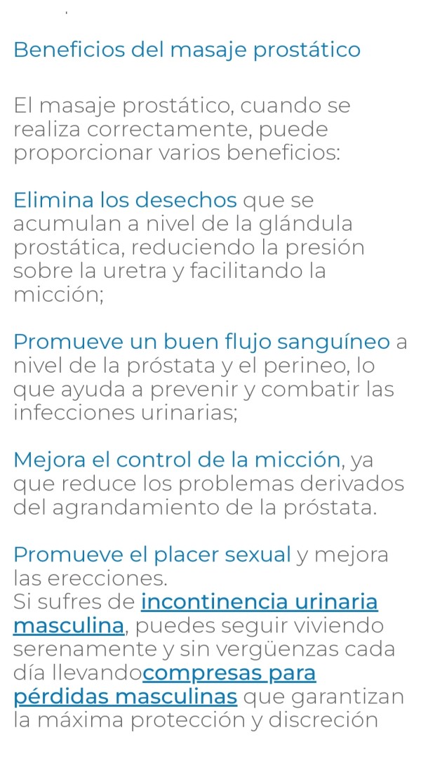 BENEFICIOSOS DEL MASAJE PROSTAÍCO PLACER SEXUAL