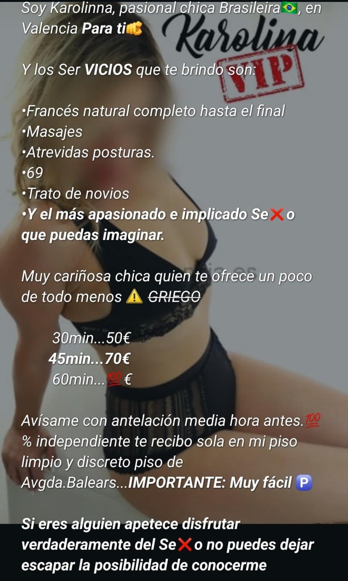 Karolinna independiente,implicada ,guapísima