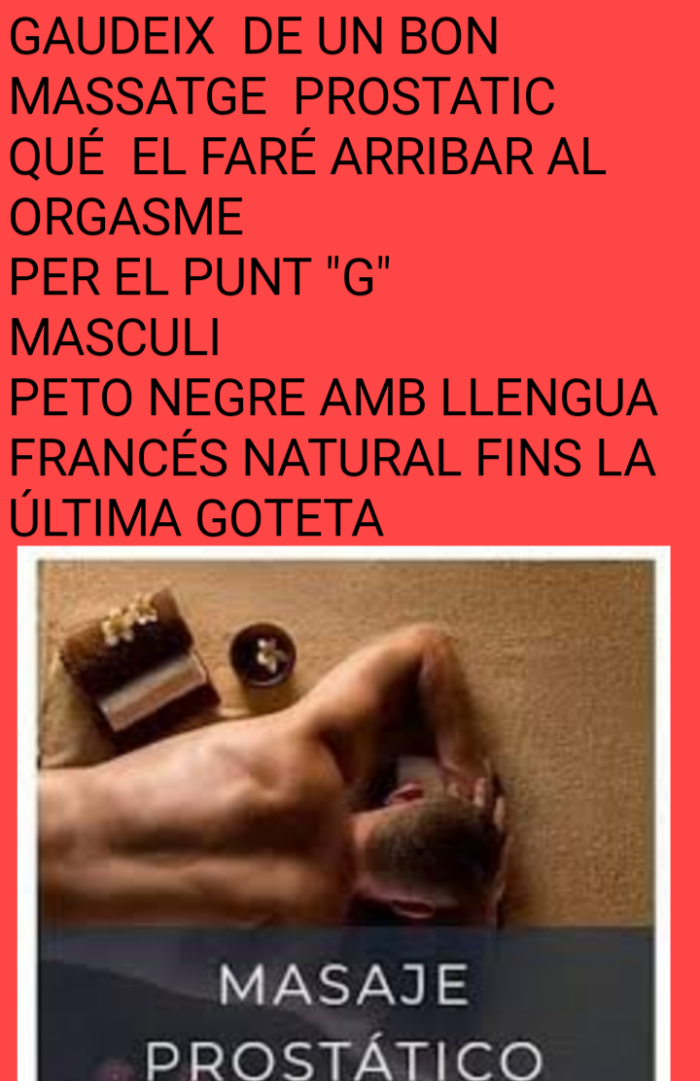 GAUDEIXES PETO NEGRE MASAJE LINGAM PROSTATIC