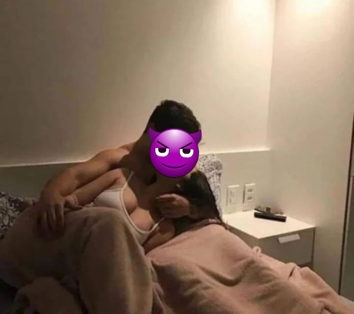 Pareja con mucho morbo