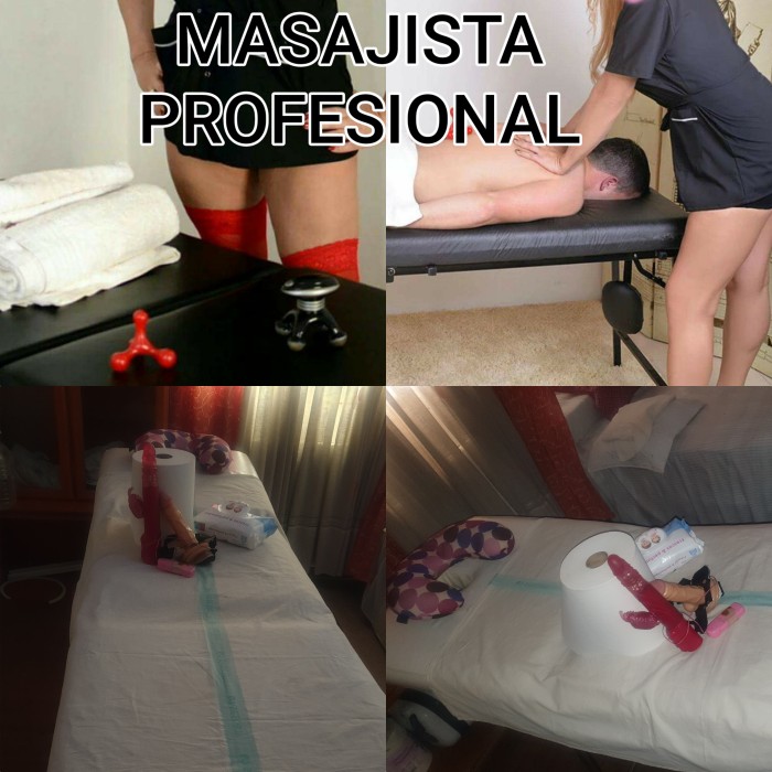 MASAJISTA PROFESIONAL EN CAMILLA 4 MANO