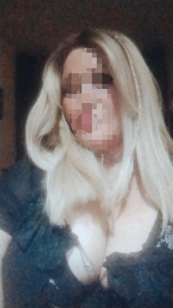 Una rubia exuberante…