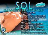 Masajista profesional en camilla….