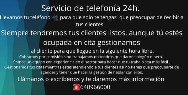 Telefonista 24 horas toda España