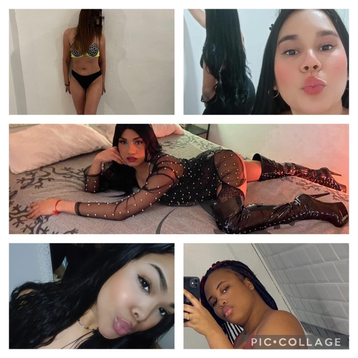 DUPLEX DE CHICA Y TRANS MUY CACHONDAS Y FIESTERAS
