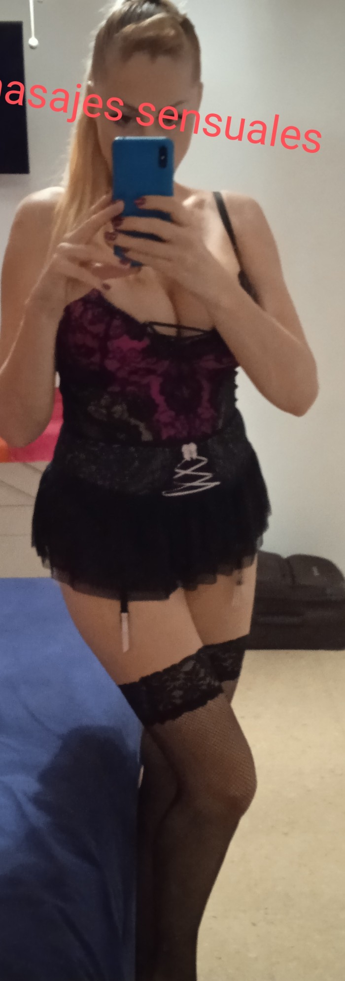 Rubia explosiva Europea rico