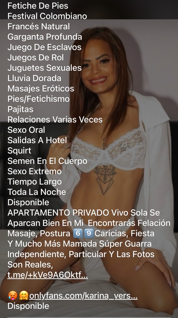 Karina muy implicada cariñosa Fiestera piso Privad