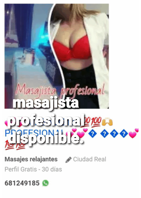 Masajista profesional en camilll