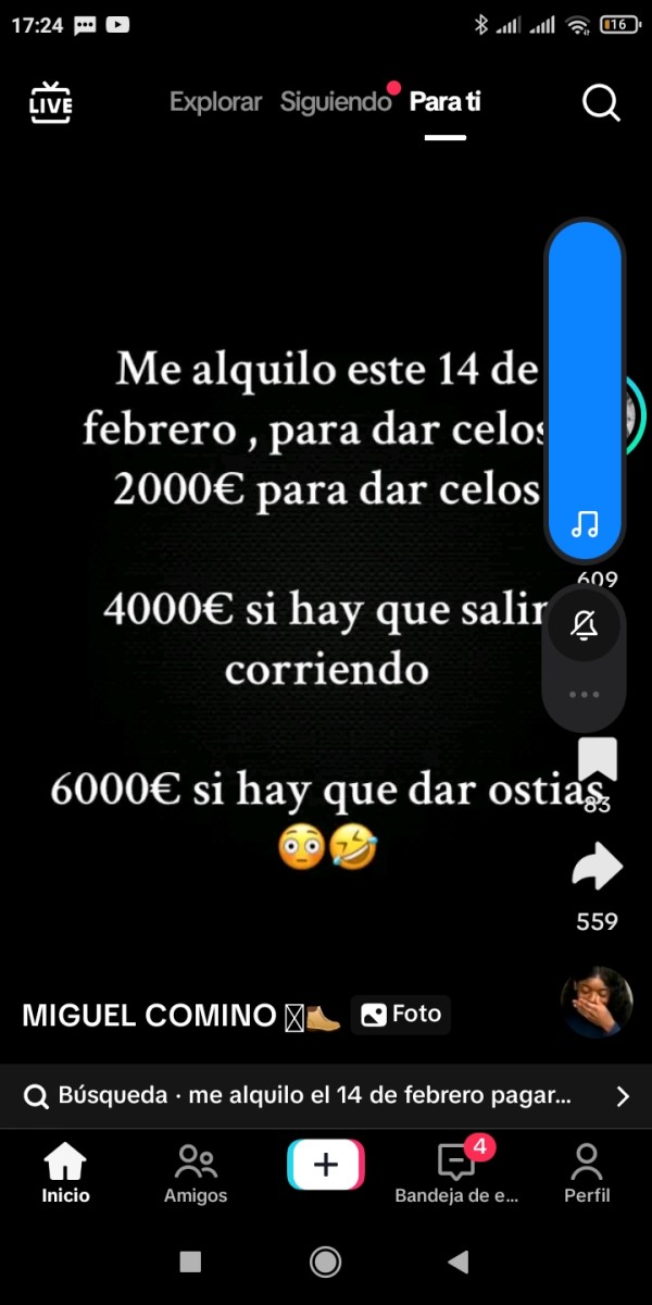 GALLEGA. PARA DAR CELOS .O …PARA ALGO MAS..????