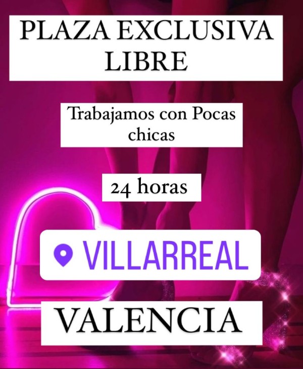 PLAZA DISPONIBLE MUCHO TRABAJO VILLA REAL.