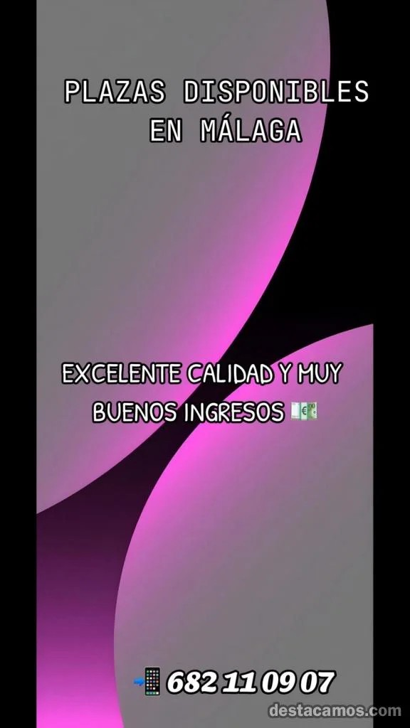 PLAZAS DISPONIBLES NE VELEZ MALAGA Y TORRE DEL MAR